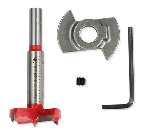 Mecha Fresa Forstner Widia 35 Mm Bisagra Con Tope Guiller 0 Mecha Fresa Forstner Widia 35 Mm Bisagra Con Tope Guiller 0