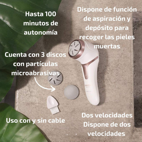 Lima Para Pies Eléctrica Con Batería Recargable- Cecotec 1