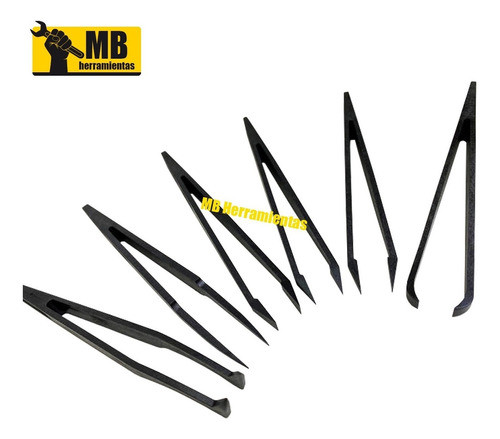 Pinzas Bruselas Fibra Carbono 6 Piezas Gd .1 1