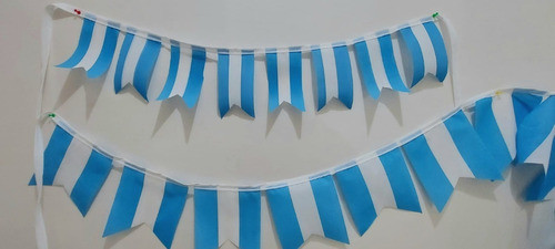 Banderines De Friselina Bandera De Arg. 10x20 Tira De 10mts 1