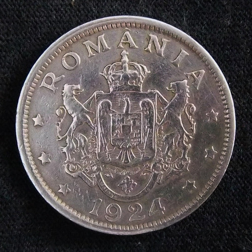 Rumanía 2 Lei 1924 B Muy Bueno Km 47 1