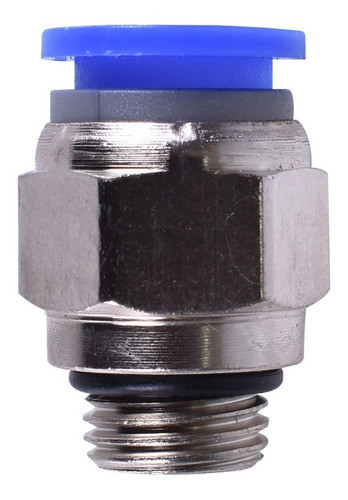 Kit 05 Conexão Reta Pneumática Macho Rosca 1/2x Tubo12mm Bsp 0
