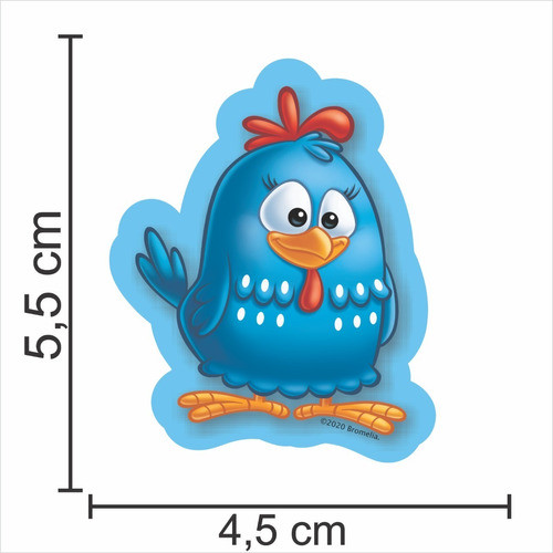 Palitinhos - Picks - Toppers De Doces - Galinha Pintadinha 1