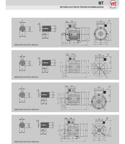 Motor Electrico Motorarg Trifasico 3000rpm 1hp Carcaza C80 1