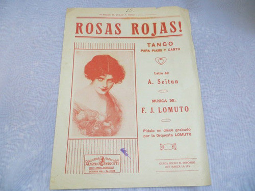 Rosas Rojas! Seitunm Lomuto Partitura 0