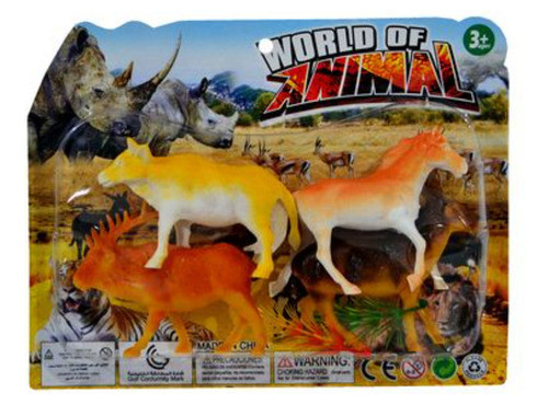 Set De Animales De La Granja 6 Piezas En Blister  - 52299 0