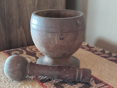 Mortero De Madera Algarrobo 1