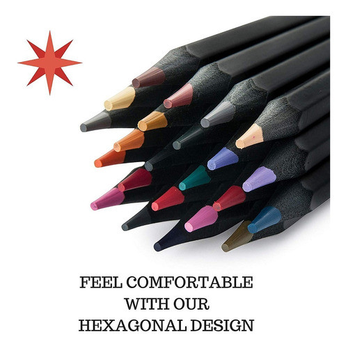 24 Lapices De Colores Black Widow, Edicion Cobra (xmp) 1