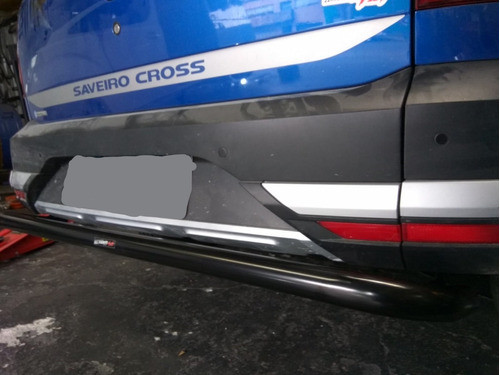 Defensa Negra Trasera Volkswagen Saveiro 1
