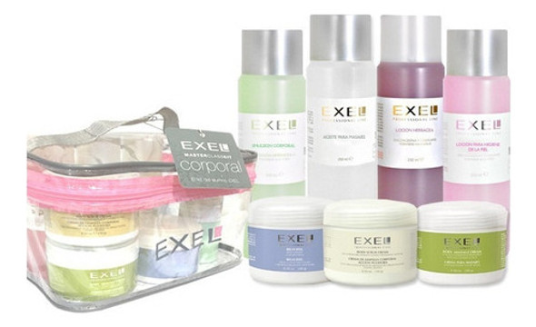 Kit Cosmetología Facial Corporal Exel Masterclass Cremas 1