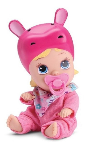 Boneca Bebê Little Dolls Alive Soninho Faz Xixi - Hipopotamo 1