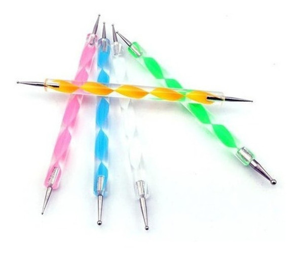 Bolillos Para Decoración De Uñas X 5 1