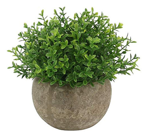 Ogrmar Mini Plantas Artificiales De Plástico En Maceta Peque 0