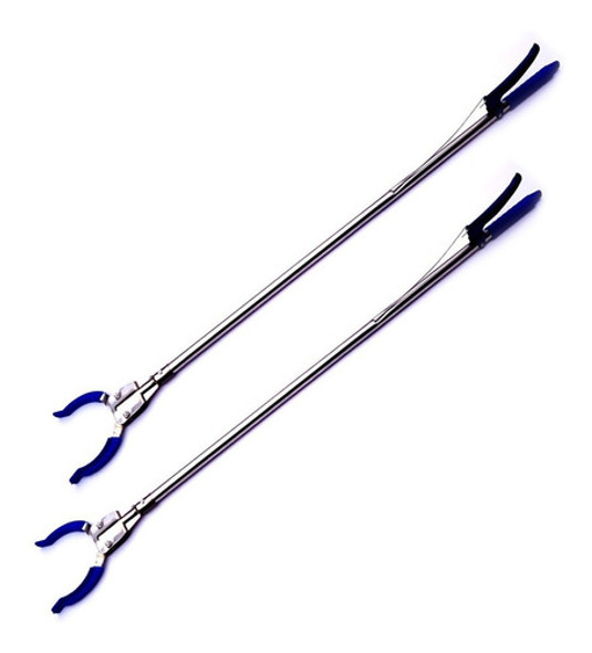 Pegador De Objetos Em Metal Garra Mão Mecânica 91 Cm C/2 Pçs 0