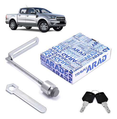 Trava Estepe Protetor Antifurto Roda Pneu Ranger 2023 0