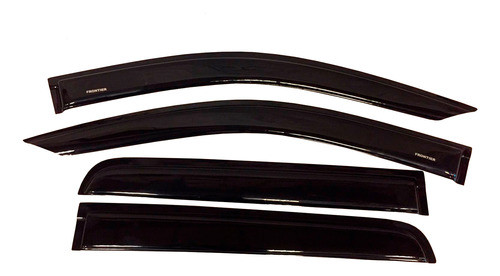 Goteros Para Ventanilla Spaco Nissan Frontier 2015+ Negro 0