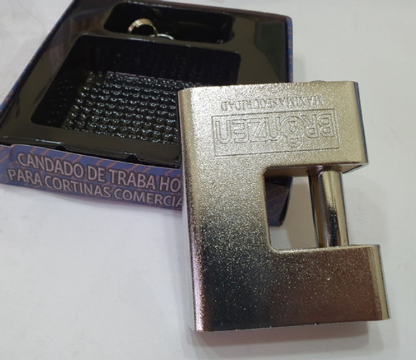 Candado Blindado 70 Mm Brz570 Perno Acero 12mm  Reforzado 1