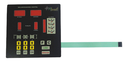 Teclado Balanceador De Rodas Emeb Cartech Ct 450 - Cód 440 0
