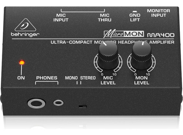 Amplificador Auriculares Behringer Ma400 Monitor Estudio 0