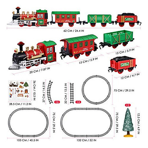 . Trem Elétrico De Brinquedo Infantil De Plástico 29 Peças 1