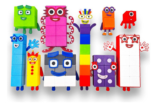 Numberblocks Muñecos Personajes Number Blocks Del 1 Al 10 0