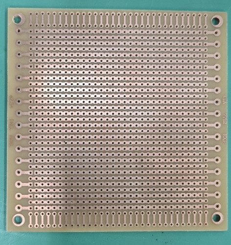 Placa Pcb Perforada  Veroboard Islas Continúas 10x10 Pack X2 Uni 0