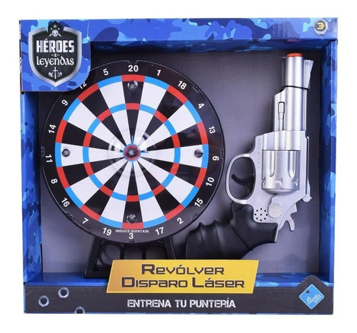 Set Pistola Laser Con Blanco Electronico A Pila Mt3 7678 Ttm 0