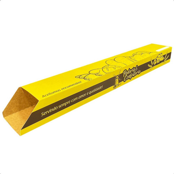 Embalagem Baguete Sanduiche Lanche Natural 60cm 200un 1