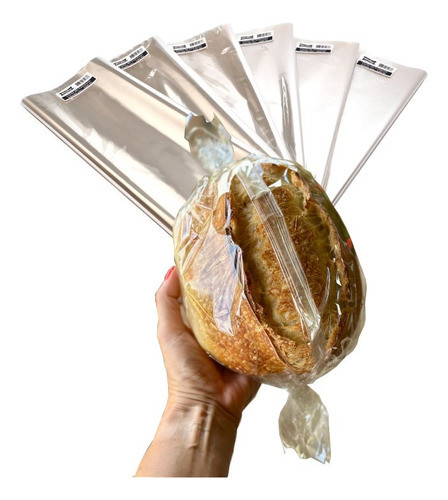 Celofane Para Pão Italiano 35g - 40 X 60cm - 120fls 0