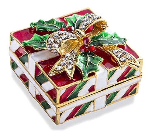 Yu Feng Bowknot Caja De Regalo Caja De La Baratija De La Joy 0