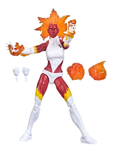 Marvel Legends Binary Binaria Carol Danvers - Robot Negro 1