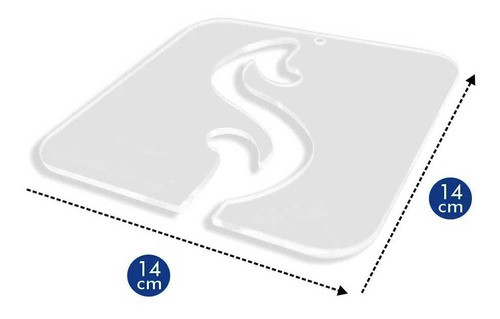 Régua Quilting Trança Braid Border Patchwork Com Suporte 1