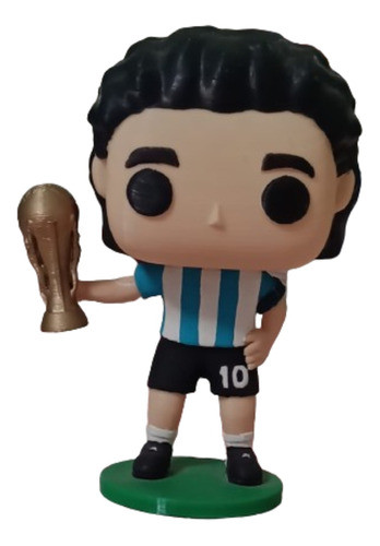 Muñeco El Diego D10s Pop3d Style Regalo Maradoneano Original 0