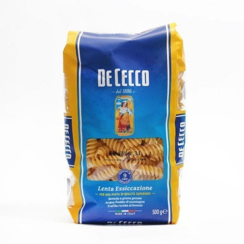 E-macarrão Fusili Nº34 De Cecco -500g 0