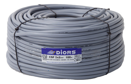 Cable Superplástico Gris - 5 X 4 0