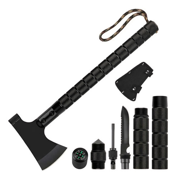 Hacha Táctica Batara Outdoors All Black 0