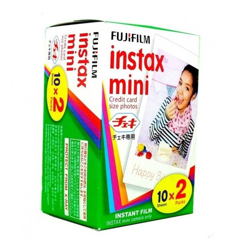 Filme Câmera Instax Mini 9 11  Fuji - 20 Fotos - Original 0