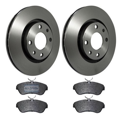 Kit Discos Y Pastillas P/ Citroen C3 Frenos Delanteros 0