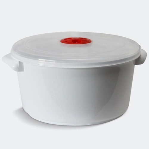 Contenedor Cocción Calentar Para Microondas Round Colombraro 1