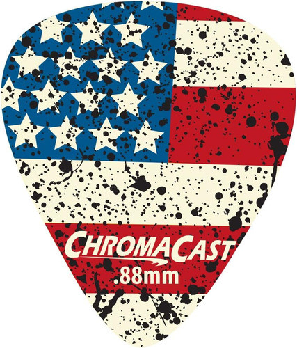 Chromacast Cc-dp-usa-88-10pk Púas De Guitarra Delrin Con De 0