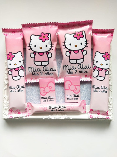 Golosinas Personalizadas Para 10 Chicos Hello Kitty 0