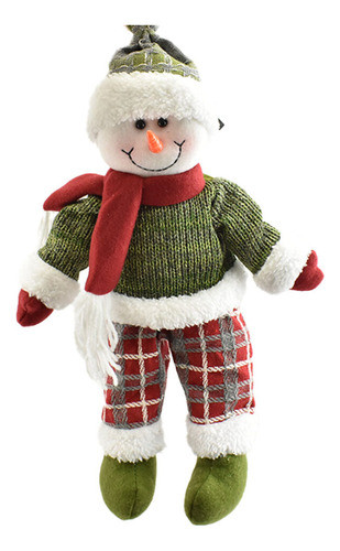 Boneco De Neve Sentado Natal Pelúcia 40cm Rio Master 1
