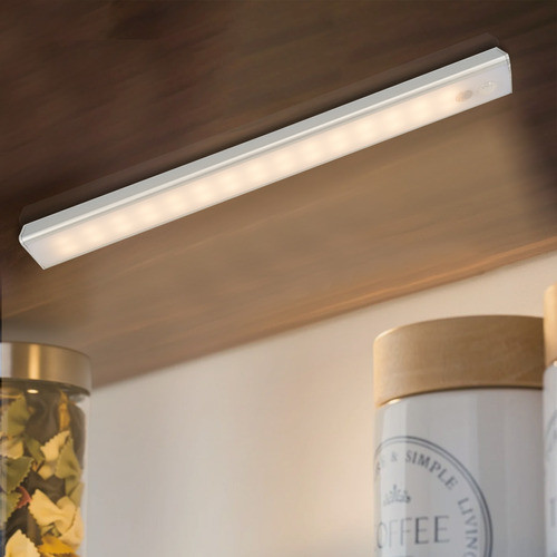 Lâmpada De Gabinete Sensor De Luz Recarregável+parede De Ind 1