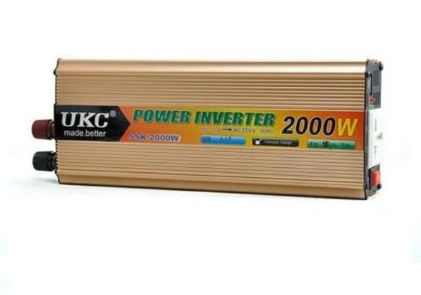 Conversor Inversor 2000w 12v 220vca  Usb 0