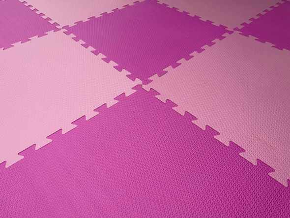 Kit 15 Tapetes Tatames Eva Bebe Infantil 50x50x1cm (menina) 1