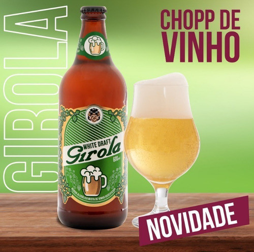 Chopp De Vinho White Draft 600ml Kit 6 Garrafas Unidades 1