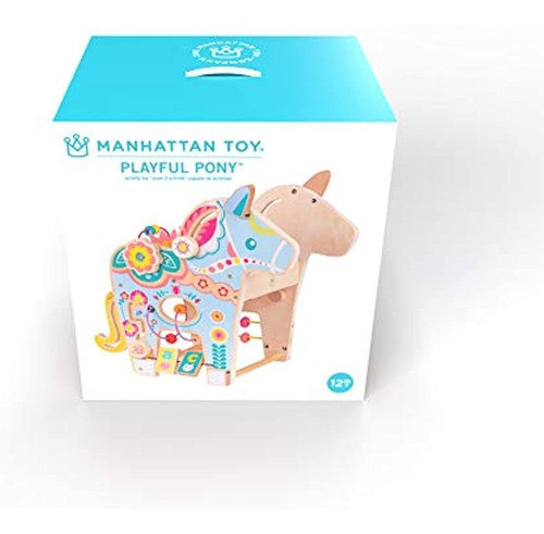 Manhattan Toy Juguetón Pony Wooden Toddler Activity Centre 0