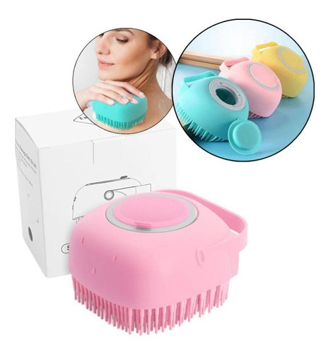 Escova Para Lavar As Mãos De Silicone Com Dispenser Para Sab 0