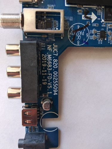 Placa Principal Philco Ptv39g60s Juc7.820.00255094 Original 1