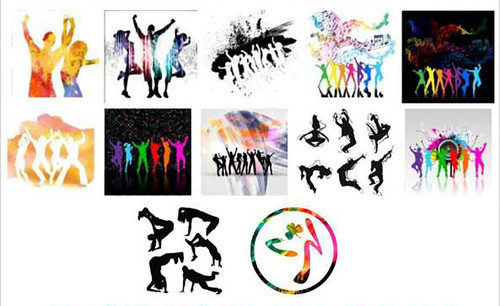 Super Exclusivos! Deporte Zumba! Pack Vectores!! 0